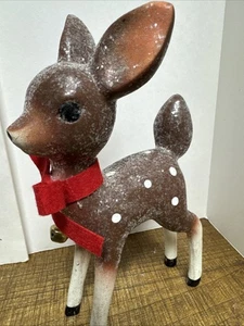 Vintage Style Primitives by Kathy Weihnachten Zuckerstreusel Hirsch Rehkitz Figur so süß - Bild 1 von 16