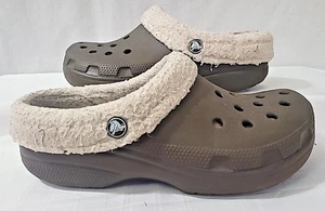 Crocs Classic Fleece gefütterte Dual Comfort Unisex Clogs Größen M 7 / W 9 - Bild 1 von 5