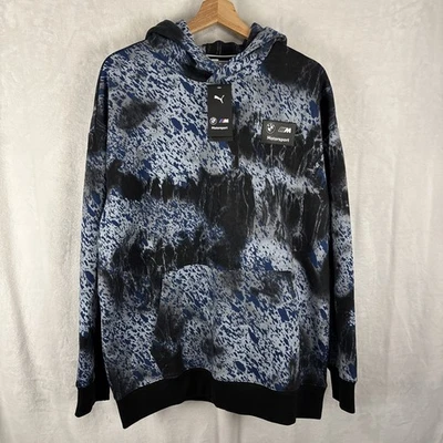 Sudadera con capucha Puma BMW M Motorsport Color Splash talla grande 630749-01 nueva con etiquetas Foto 1 de 4