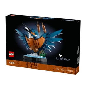 LEGO Icons Kingfisher Bird Set, Model Building Kit for Adults to Build with Wate - Bild 1 von 8