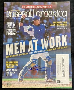 KYLE SCHWARBER  Autograph -  "Baseball America" magazine - Phillies! - MLB COA! - Picture 1 of 4