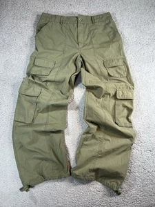 Faded Rose Essentials Damenhose grün Skater Baggy Cargo weites Bein Large - Bild 1 von 13