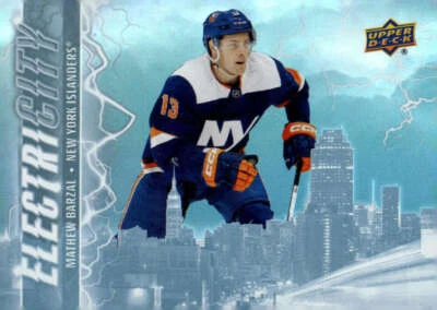 MATHEW BARZAL 2024-25 Upper Deck ElectriCITY #EC-3 NHL NY Islanders  ID:133404 - Image 1 of 2