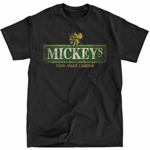T-Shirt Mickeys Bier 40 Malzschnaps schwarz - Bild 1 von 4