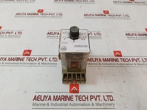 CDC 1503.704 Miltac Multicron Timer Relay 0-3 50 Hz/60 Hz - Picture 1 of 9
