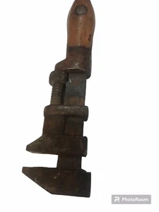 Antiker verstellbarer Schraubenschlüssel von 1906 6 1/2 Zoll Sammlerstück Werkzeug - Bild 1 von 5