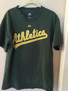 MLB ATHLETIC TEE SHIRT HOLLIDAY NO. 5 GREEN BOYS M - Picture 1 of 2