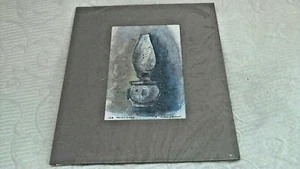 Peter Warner "Mom's Lamp" Watercolor Print By NC Artist Finished W Color Pencil - Picture 1 of 5