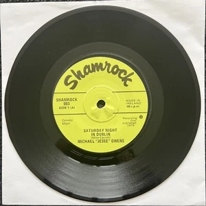 Michael "Jesse" Owens – Saturday Night In Dublin 7'' Vinyl 1973 TESTED EX VIDEO - Picture 1 of 4
