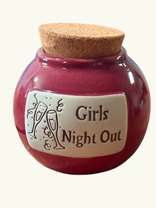 Valentines Gift for Girls Night Out Red Pottery Ceramic Vase Made in New Mexico - Picture 1 of 5