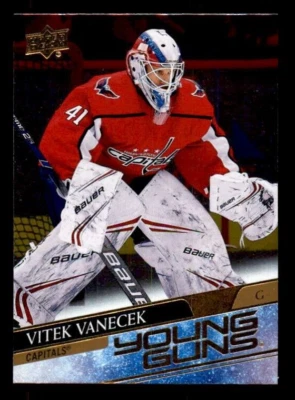 2020-21 Upper Deck Silver #211 Vitek Vanecek Rookie Young Guns SP - Image 1 of 2
