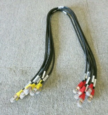 Job Lot 6 x IBM EMC 45W9362 M2A2-M1A1 RJ45 To RJ45 Ethernet Patch Cable 36" - Image 1 of 4
