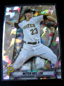 MITCH KELLER 2019 Bowman's Best Atomic Refractors #44 Pittsburgh Pirates RC - Picture 1 of 2