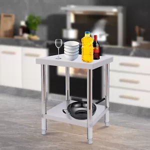 60x45cm Gastronomie Gastro Edelstahltisch Arbeitstisch K??chentisch Zerlegetisch - Bild 1 von 11