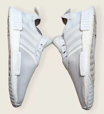 Adidas Originals NMD R1 Triple White Mens Trainers UK Size 10 Shoes BA7245