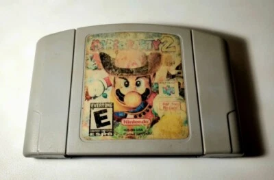 NOT FOR RESALE Mario Party 2 Nintendo 64 N64 Authentic Demo Cart 1999 NFR  - Image 1 of 4