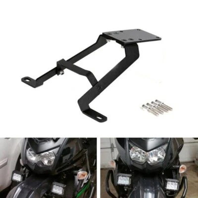 Soporte de luz auxiliar de montaje de luz para guardabarros delantero para KAWASAKI KLR650 2008-2023 Foto 1 de 4