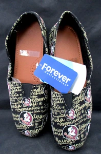 Neu mit Etikett Forever Collectibles Florida State Seminolen Slipper Damenschuhe XL 9-10 - Bild 1 von 4