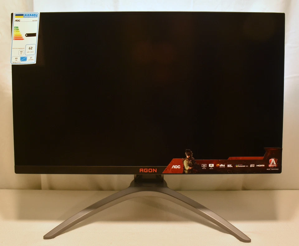 AOC Agon AG273QX 27" 2560x1440 165 Hz Freesync Premium Pro Gaming Monitor - Image 1 of 4