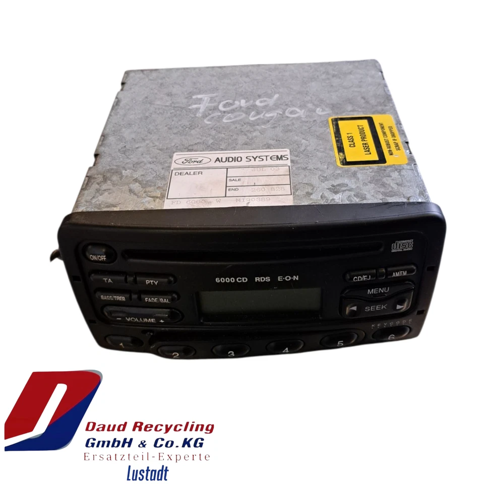 Ford Cougar Radio 97AP-18C815-HA - Bild 1 von 2