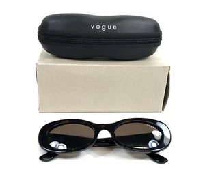 Vogue Sunglasses VO5582-S W65673 Dark Havana Oval Frames with Dark Brown Lenses - Picture 1 of 12