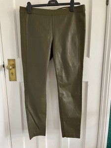 Las mejores ofertas en Pantalones de Cuero Sintético H\u0026M para De mujer |  eBay