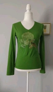 Mossimo Langarmshirt Damen Farbe Grün Größe S Guter Zustand  - Bild 1 von 8