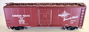 HO Scale Athearn Canadian Pacific 40 ft Box Car Kadee Couplers Metal Wheels - Picture 1 of 7