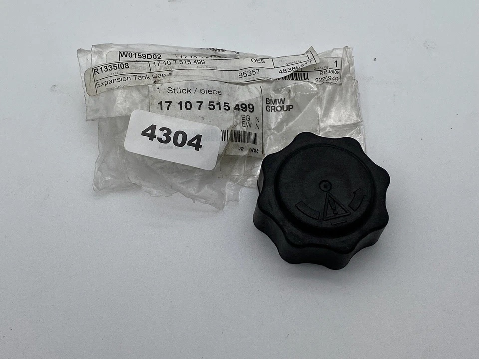 Tapa del tanque de depósito de refrigerante del motor Mini Cooper 2002-2008 genuina 17 10 7 515 499 Foto 1 de 4