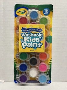Crayola Washable Kids' Paint 18-Color Set with brush paint set - MOC - Picture 1 of 2