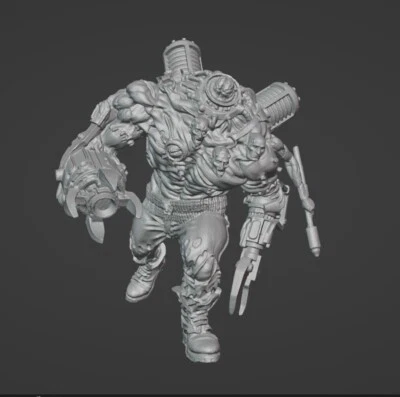 Dust 1947 Tactics Studio AXIS EXPERIMENT X33 Zombie tamaño original impresión de resina 3D Foto 1 de 4