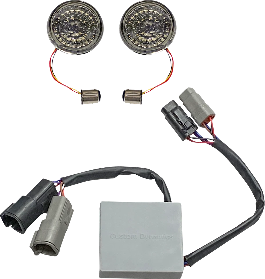 Custom Dynamics Smart LED 1157 Pallottola Giro Segnali Con Controller CD-STS-BRK - Immagine 1 di 1