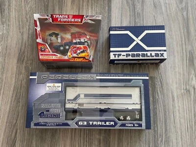 Transformers Optimus Prime Classics + Fansproject TFX-01J + Parallax G3 Trailer - Image 1 of 4