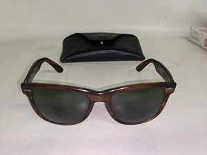Vintage Ray-Ban B&L Vintage Wayfarer II Tortoise Shell Frame & Gray Lenses (O6) - Picture 1 of 14