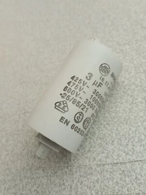 16.17.A9 Condensateur Ducati 3 uF Électrique Lave-vaisselle Fagor LFF-031A - Photo 1/4