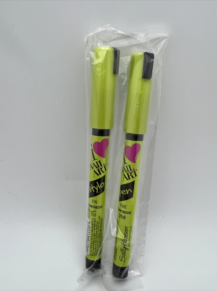 2 ~ Caneta Sally Hansen I Love Nail Art #350 Fine Chartreuse fl oz 0,04 - Imagem 1 de 1