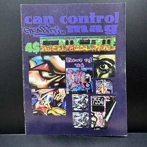 CAN CONTROL Graffiti Magazine Feb / Mar 1996 Vintage Art BATES Interview HM Crew - Picture 1 of 9