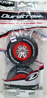 Duratrax DTXC2938 SpeedTreads Breakaway SC Tires Mntd: Slash 2wd Front - Image 1 of 2