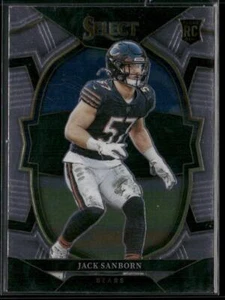 2022 Panini Select #62 Jack Sanborn Base Rookie Chicago Bears - Picture 1 of 2
