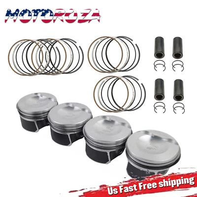4x Kit Pistones Ø23mm Para 09-15 VW Audi Jetta A4 A6 Q5 GTI 2.0 TFSI TSI 06H107065 Foto 1 de 4