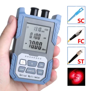 Mini medidor de potencia óptica OPM (-70~+6dBm) VFL-5-30MW/KM/LED probador de fallas de fibra - Imagen 1 de 20