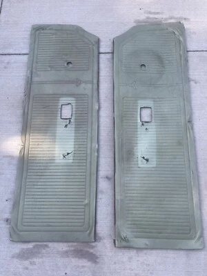 1968 Dodge Dart green 2 door interior door panels - Image 1 of 4