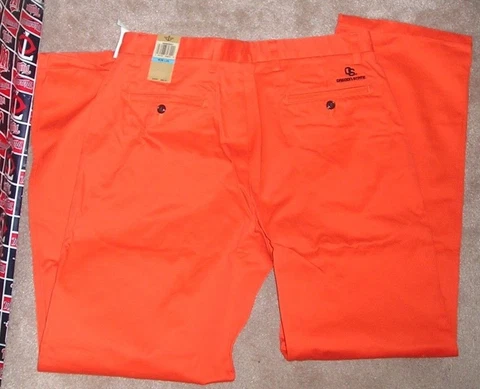 NEW NCAA Oregon St State Beavers Dockers Casual Dress Pants Orange 34 X 32 Men Cover