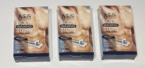 Nad's For Men Body Waxing Strips 20 Count (3 pk) - Picture 1 of 4