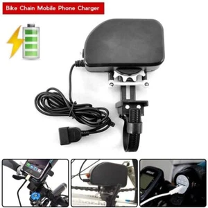 Cargador dinamo USB cadena bicicleta 1000 mAh teléfono celular GPS cargador cargador cargador de batería - Imagen 1 de 8