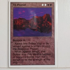 GALACTIC EMPIRES CCG -- PIRACY -- T6 PLANET BOLAAR ll: -- NM / MINT - Picture 1 of 1