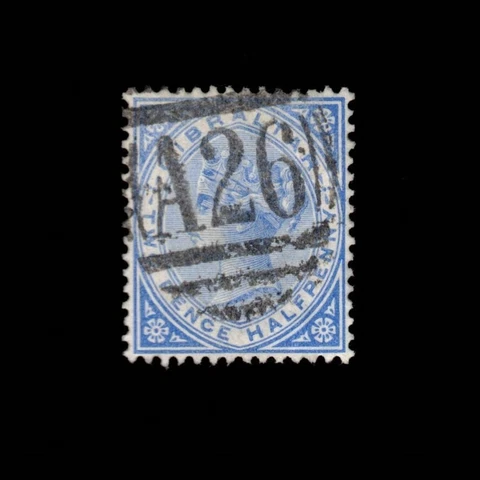Gibraltar, Scott 14, Queen Victoria, 1886-1896, used Cover