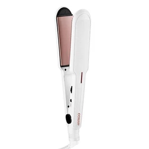 Plancha de pelo conair doble cerámica 1,5′′ - blanca - Imagen 1 de 5