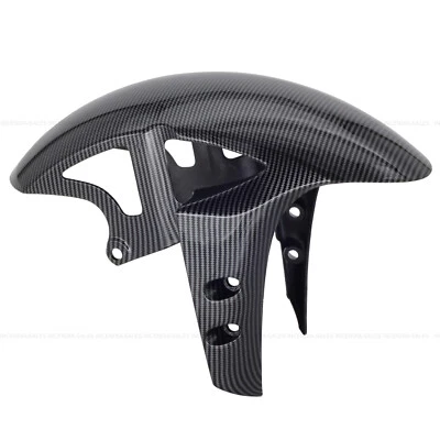 Guardabarros delantero estilo fibra de carbono Yamaha YZF-R1 2009-2022 R1 R1M R1S Foto 1 de 4