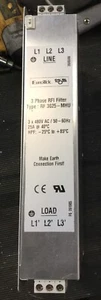 Eurotek 3 Phase RFI Filter Type:RF3025-MHU - Picture 1 of 2